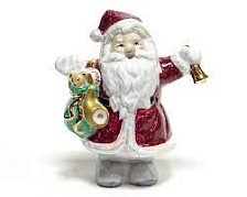 Фигурка Дед Мороз с подарками 14см, VL21119-14