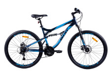 Велосипед горный Aist Avatar Disc 21 скорость, стальная рама 17" синий (колесо 26")