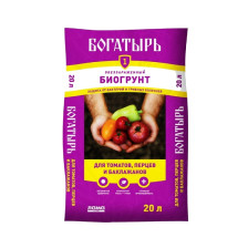 Грунт Богатырь для томатов, перца,баклажанов 20л