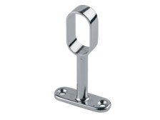 Держатель для овальной штанги дистанцонный сквозной 