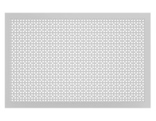 Экран ХДФ Классик 600х1200, Эфес белый профиль 70мм 
