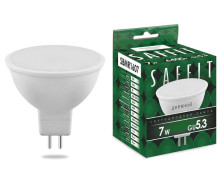Лампа светодиодная GU5.3 230V 7W/6400 MR-16 Saffit