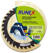 Диск пильный 190х30/20мм 32зубьев Runex 551009