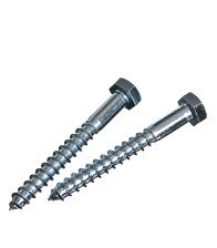 Шуруп 10х40 с шестигранной головкой цинк GL 2шт