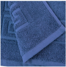 Полотенце для ног VAROL Размер: 55х85, Цвет: Джинс