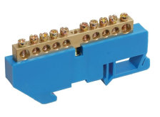 Шина N "ноль" DIN-изолятор тип "Стойка" ШНИ-6х9-10-Д-C ИЭК