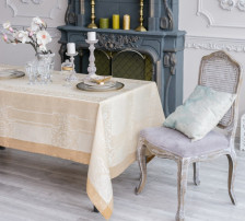 Скатерть лен 150х300 Этель Элиан