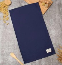 Полотенце саржа Kitchen синий Этель 40х70