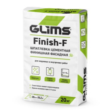 Шпатлевка Finish-F (20кг) GLIMS