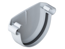 Заглушка желоба белая Альта Профиль (50)