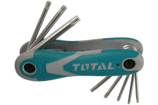 Набор ключей имбусовых Torx Т9-Т40 складной 8шт TOTAL THT1061846