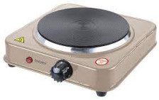 Плитка электрическая  ENERGY EN-901Е, 1 конфорка, диск, 1кВт, бежевая