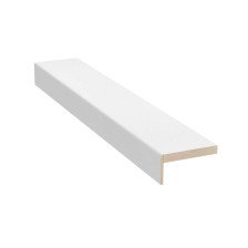 Наличник телескоп (деталь) 10х70х2150 МДФ White Pearl прямоугольный (Luxor)