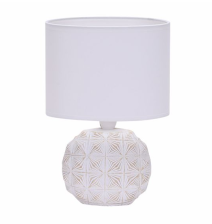 Настольная лампа LE TL JULIE 01 1х60W Е14 250мм WHITE