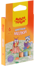 Мел 6 цв Мульти-Пульти Енот на опушке леса