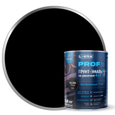 Грунт-эмаль по ржавчине PROF IT RAL 9005 черный (2,8кг) Лакра