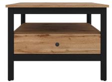 Стол журнальный "Лофт" LAW Дуб вотан/черный