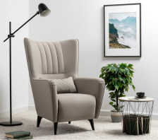 Кресло для отдыха Феличе Арт ТК 531 Velutto 08 (светлый кварцевый серый)