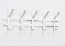 Вешалка настенная "Торонто 5" Белый