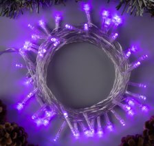 Гирлянда "Нить"  5м Нить Силикон LED-50-220V 8р ФИОЛЕТОВЫЙ 3556759