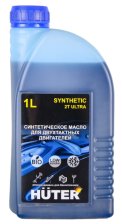 Масло Huter 2T ULTRA 1л для 2-х тактных двигателей синтетика