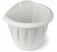 Кашпо настенное Колывань 1л мрамор