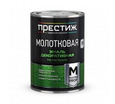 Эмаль молотковая MASTER PROF черная (0,8кг) Престиж