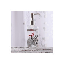 Дозатор для жидкого мыла 870-16 Silven гелевый (серебро)