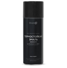 Эмаль аэрозольная термостойкая до 700°С серебристая (520 мл) Elcon