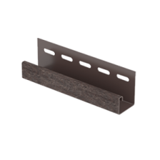 J-профиль Стоун-хаус кирпич коричневый (3,05) Ю-пласт