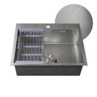 Мойка врезная 60х50 (0,8) h=200 декор 60503D Fabia Profi