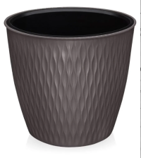 Кашпо Kerama 497х14см 8,5л серо-коричневый