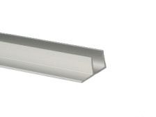 Профиль угловой 6мм L=600 хром матовый