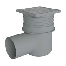 Трап горизонтальный 15х15см выпуск 50мм нерж сталь ТА1612