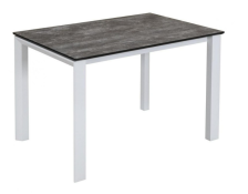 Стол DENVER Темный дуб/Черный, Белый
