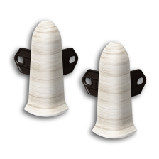 Угол наружный Идеал Классик клен белый с кронштейном 70 мм