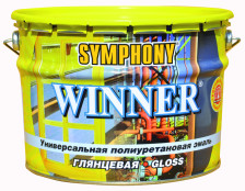 Эмаль WINNER полиуретановая глянцевая (2,7л) SYMPHONY