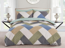 КПБ поплин Pure Cotton 400-PCE 50х70+70х70 Дуэт Cleo