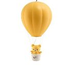 Светильник (ночник) ЛЮЧИЯ 101 Воздушный шар желтый на аккумуляторе 3 уровня ярк пульт ДУ подвс/наст