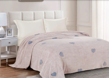 Плед микрофибра в атласной ленте BAMBOO 150х200 Cleo 261-pbe/LA