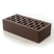 Кирпич лицевой одинарный коричневый  BRAER