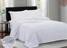 Плед велсофт в чемодане Marmari 001-MAR серый Cleo Размер: 150х200