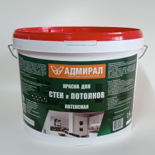 Краска латексная для стен и потолков (14кг) Адмирал