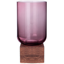 Ваза 13х13х25 см WOODY Purple 694-077