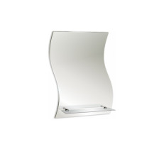 Зеркало Волна 430х600 с полкой