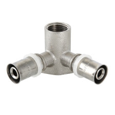 Уголок пресс 20х1/2" с креплением проходной  VALTEC VTm.234.N.200420