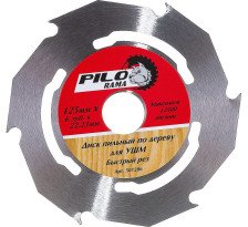 Диск пильный 125х22,2 6 Зубьев Pilorama 501206