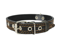 Ошейник натур кожа 20мм 2-слойный ОК-20-К-Б
