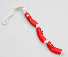 Игрушка для собак 3 сосиски на конате 50см 1513532