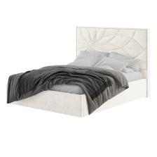 Кровать Наоми 3 (1,6х2м )ортопедическое основание, ПМ800, БН, велюр Velutto 49